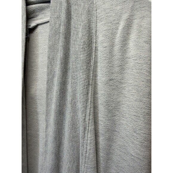 Athleta Women's Cardigan Sweater Small Gray Pranayama Wrap Thumb Holes Modal Gym - Picture 5 of 13